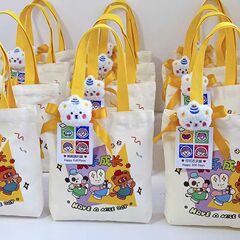 現物帆布袋diy手描きキャンバスバッグ学生綿布袋手提げ袋学生誕生日プレゼント袋