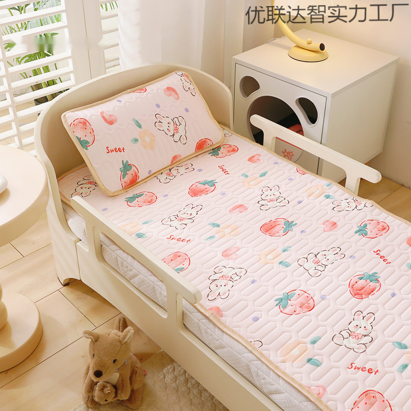 Category a Baby Latex Mat Summer Kindergarten Nap Ice Silk Mat Splicing Bed Mat Baby