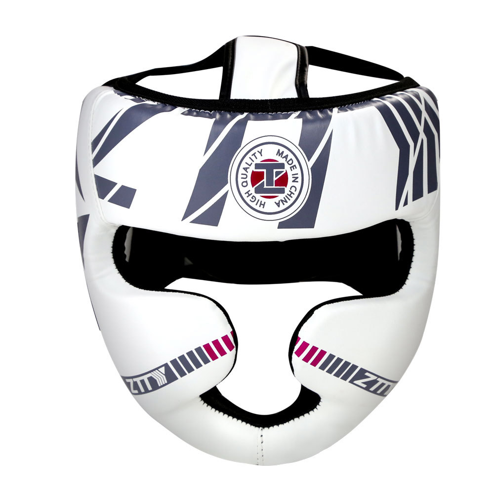 ZTTY al por mayor transfronteriza cabeza de boxeo Muay Thai casco adulto niños deportes protección engrosada equipo de protección cubierta de la cabeza de entrenamiento