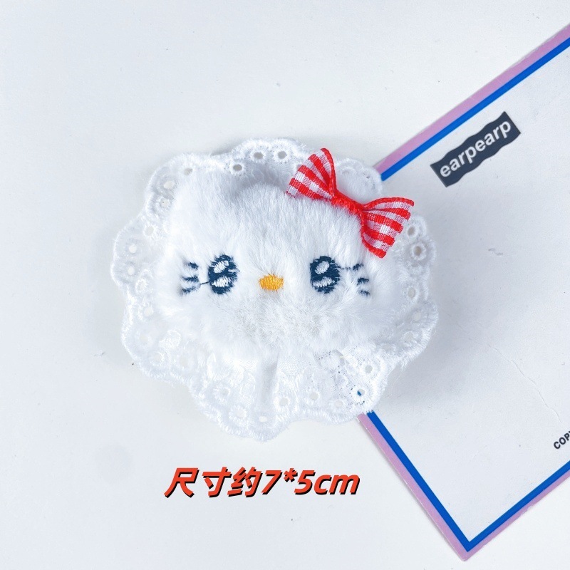 かわいいぬいぐるみ KT 猫キーホルダーペンダント黒革 KT リボン子猫バッグペンダント小さなギフトアクセサリー|undefined