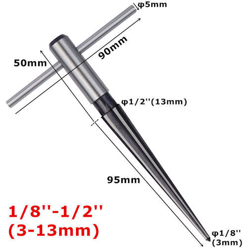 Electric drill reamer hand reamer taper reamer woodworking T-shaped reamer hole opener chamfering reamer cutting tool
