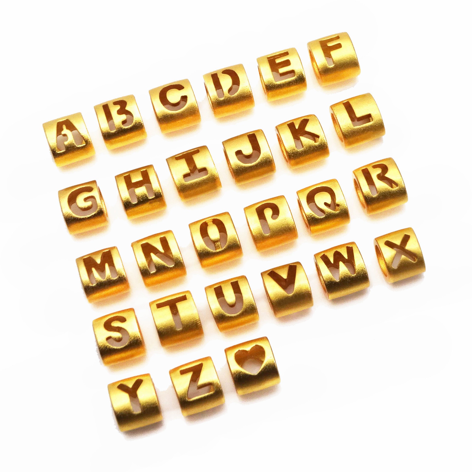 1 Piece 6 * 7mm Hole 3.5 * 4mm Copper Letter Spacer Bars display picture 2