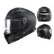 LS2 carbon fiber motorcycle helmet men's and women's motorcycle double lens full helmet racing four seasons universal anti-fog FF811