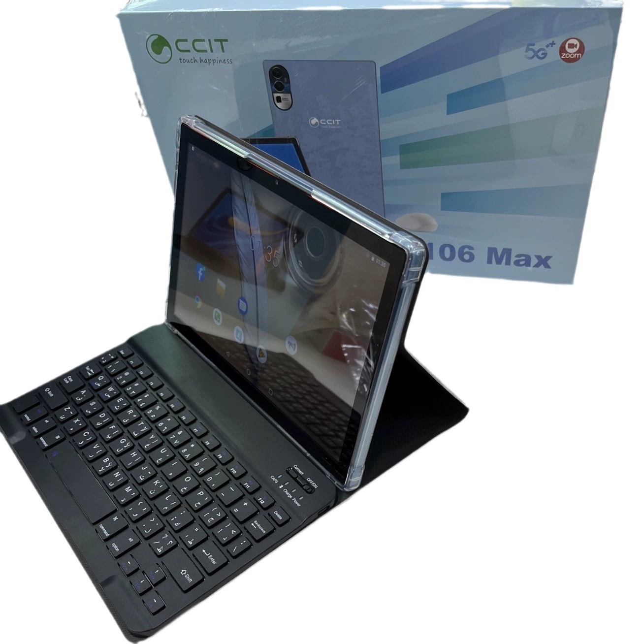 Планшет A106MAX CCIT, 2x32 ГБ, фронтальная и тыловая двойная камера, Wi‑Fi, BT, GPS