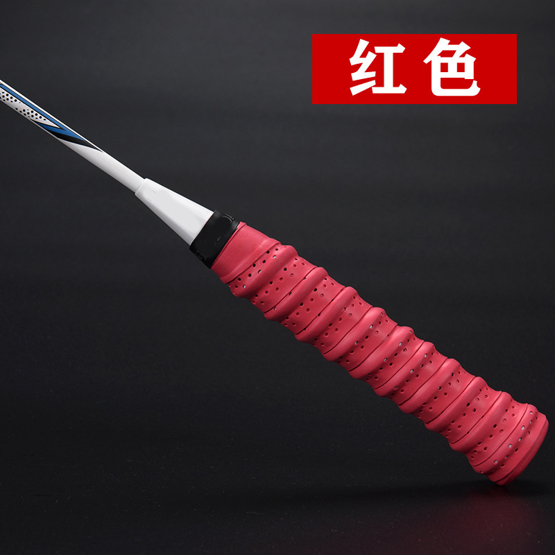 Pegamento de mano de quilla Pegamento de mano de bádminton Cinturón antideslizante Cinturón de mango Cinturón de absorción de sudor Baña de pescar de tenis Cinturón de mango de raqueta de bádminton image 11