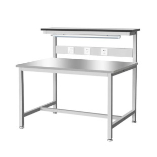 Workshop stainless steel anti-static workbench with light factory assembly line packaging quality inspection laboratory maintenance injection molding table