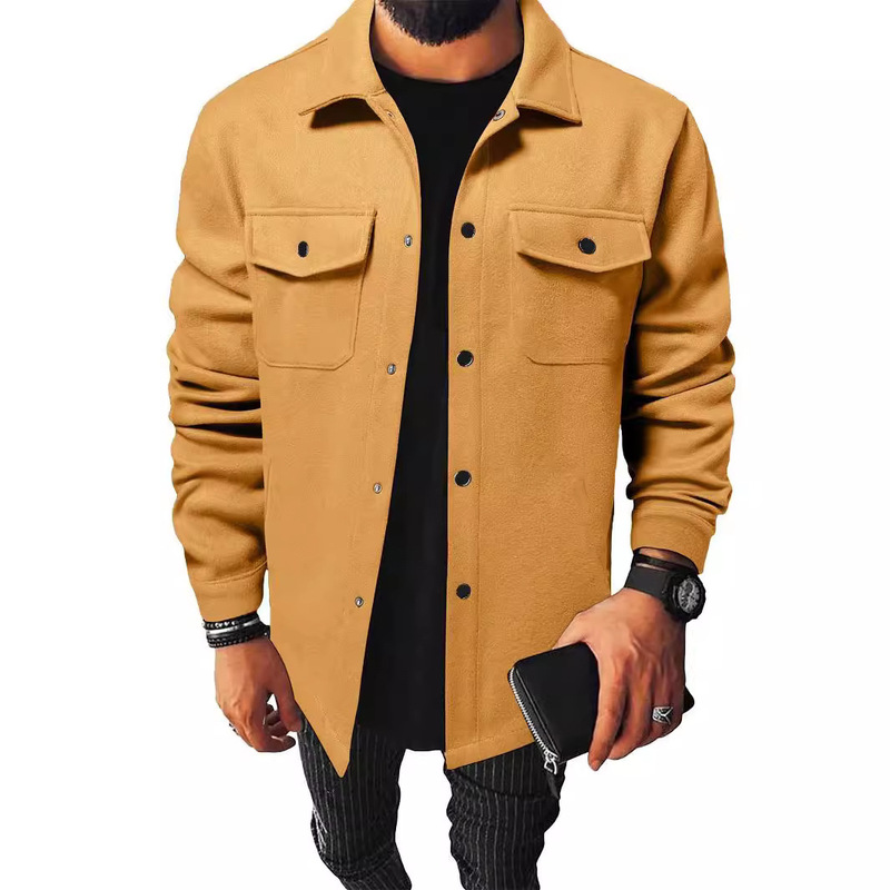 European and American 2024 step into Amazon summer new European and American men's casual men's shirt in stock sanding top European and American 2024 step into Amazon summer new European and American men's casual men's shirt in stock sanding top