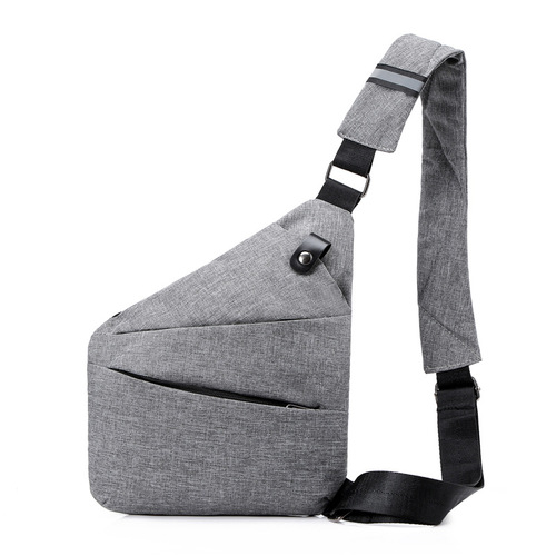 New minimalist fashionable men's chest bag, waist bag, storage bag, personalized single-shoulder backpack, crossbody travel bag, LOGO printing available