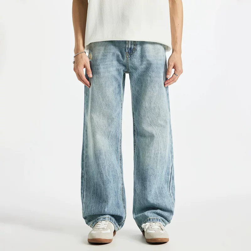 Tide, summer jeans hip-hop style, trend trousers