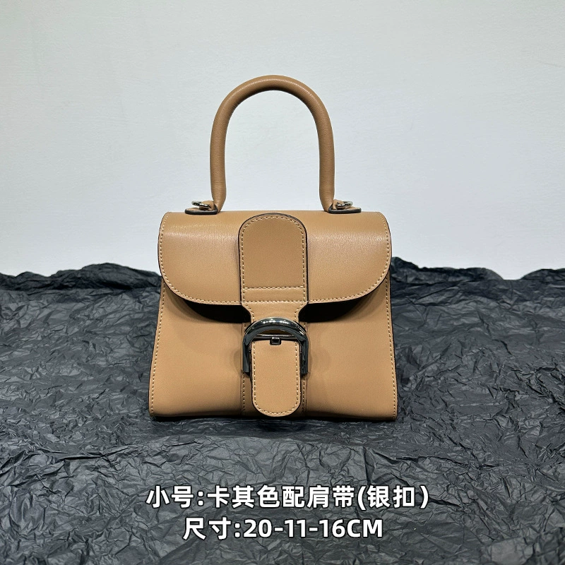 Новая Snow White Brilliant Color Block Box Leather Horseshoe Buckle Crossbody Bag Hood Class Horizontal Handbag