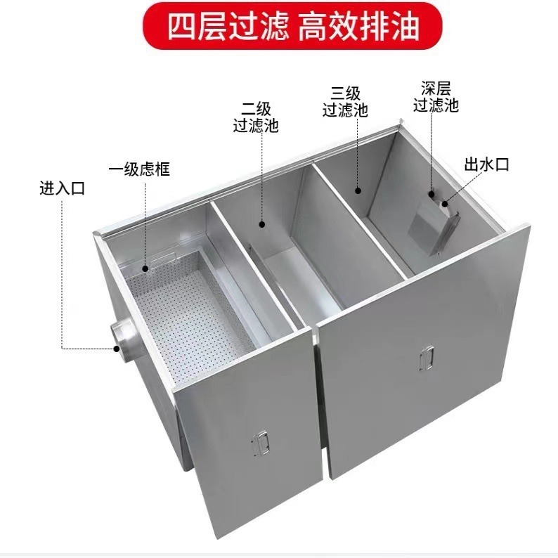 支持customized和设计 不锈钢隔油池 泰国 马来西亚