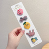 Children's hairgrip for baby, hair accessory, cute curlers, hairpins, no hair damage