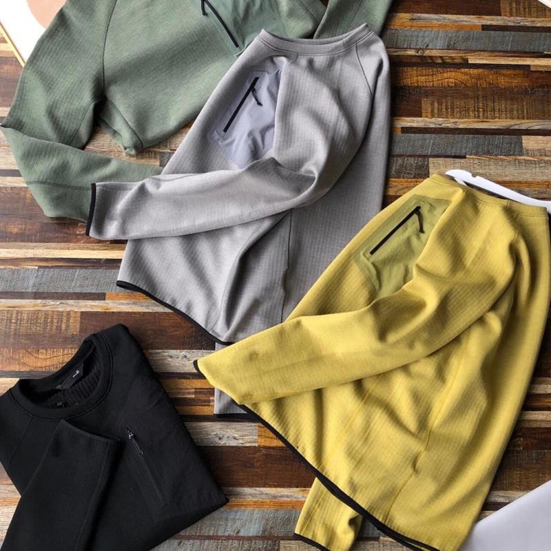Export grade! 2025 Outdoor Sports Leisure Crewneck Long Sleeve Sweater Spring and Autumn Base Casual Men's Pullover