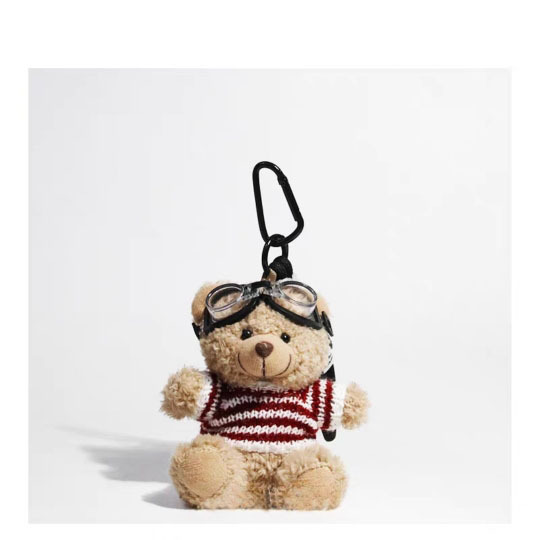 Lindo bolso de oso, colgante de bolso, muñeco de peluche, adorno de coche, llavero de coche, pareja, regalo creativo