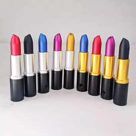 厂家现货直销pipe 铝制女士彩色口红烟斗 自由式便携式烟嘴批发