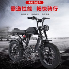Super 73同モデルのレトロな電動自転車はオフロードで太っています。