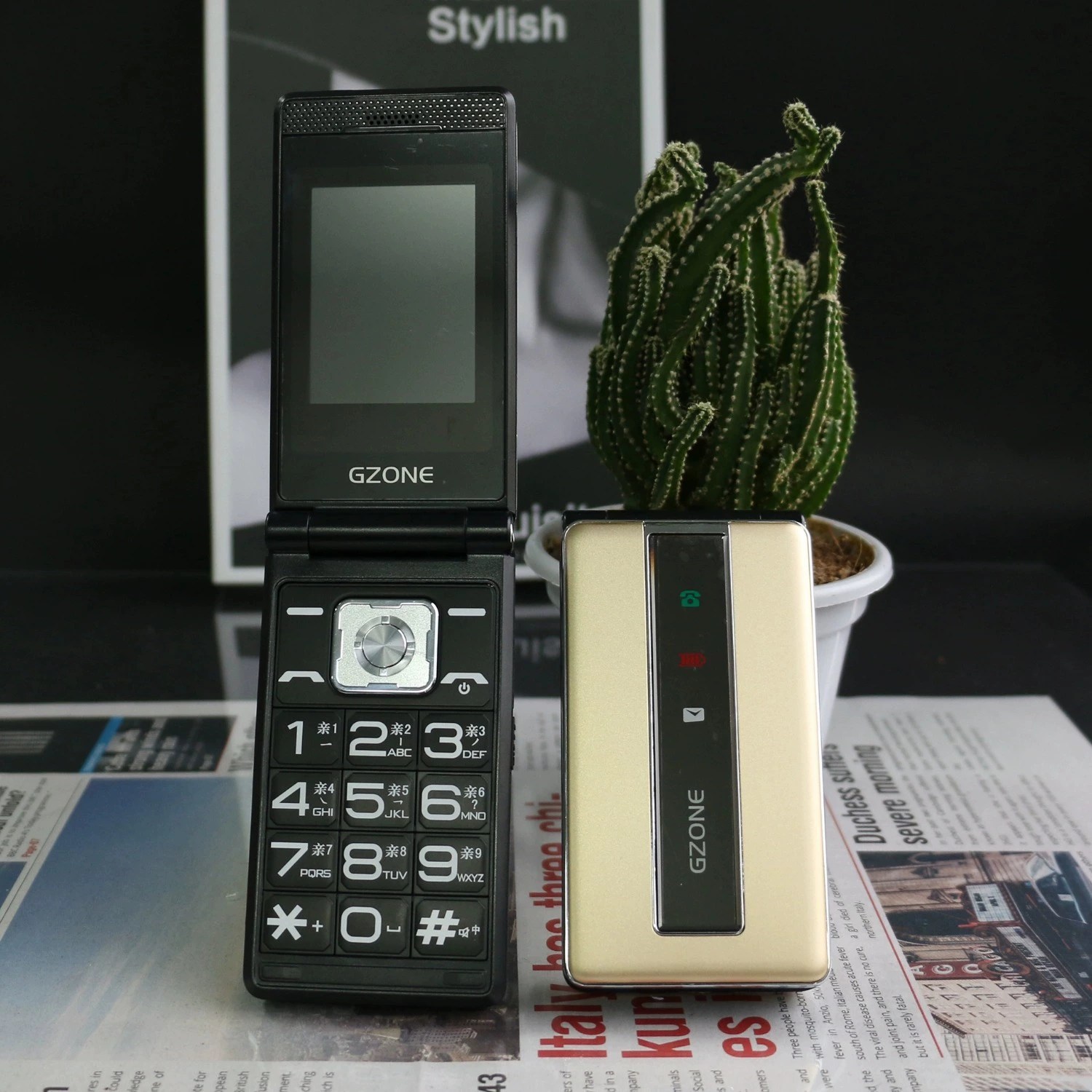 Складной мобильный телефон для пожилых, аккумулятор 5800 mAh, 2 SIM, крупные клавиши