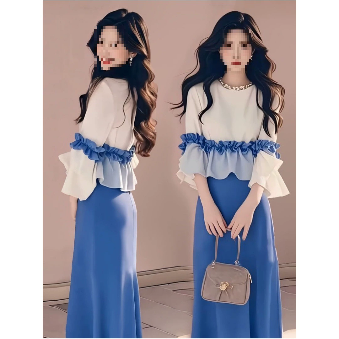 Пspring design set, юбка, французский стиль, тренд сезона, А-силуэт