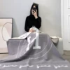 Horse gray on the side