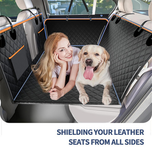 Pet Car Mat, Car Seat Cover, Rear Car Mat, Travel Dog Hammock, Back Seat Extender, Hard Bottom Dog Mat