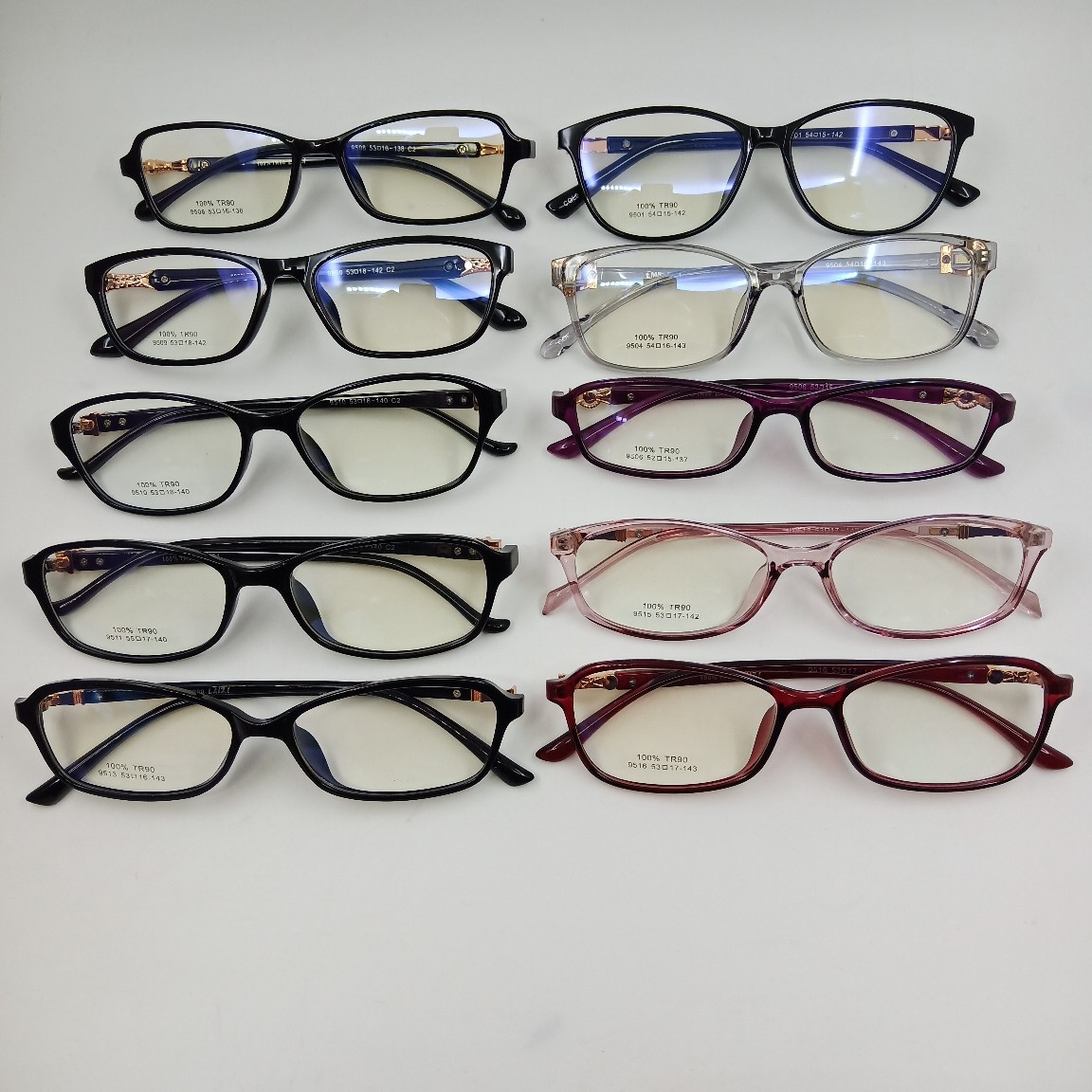 fashion Korean Edition glasses Retro Metal Frame comfortable TR90 Spectacle frame