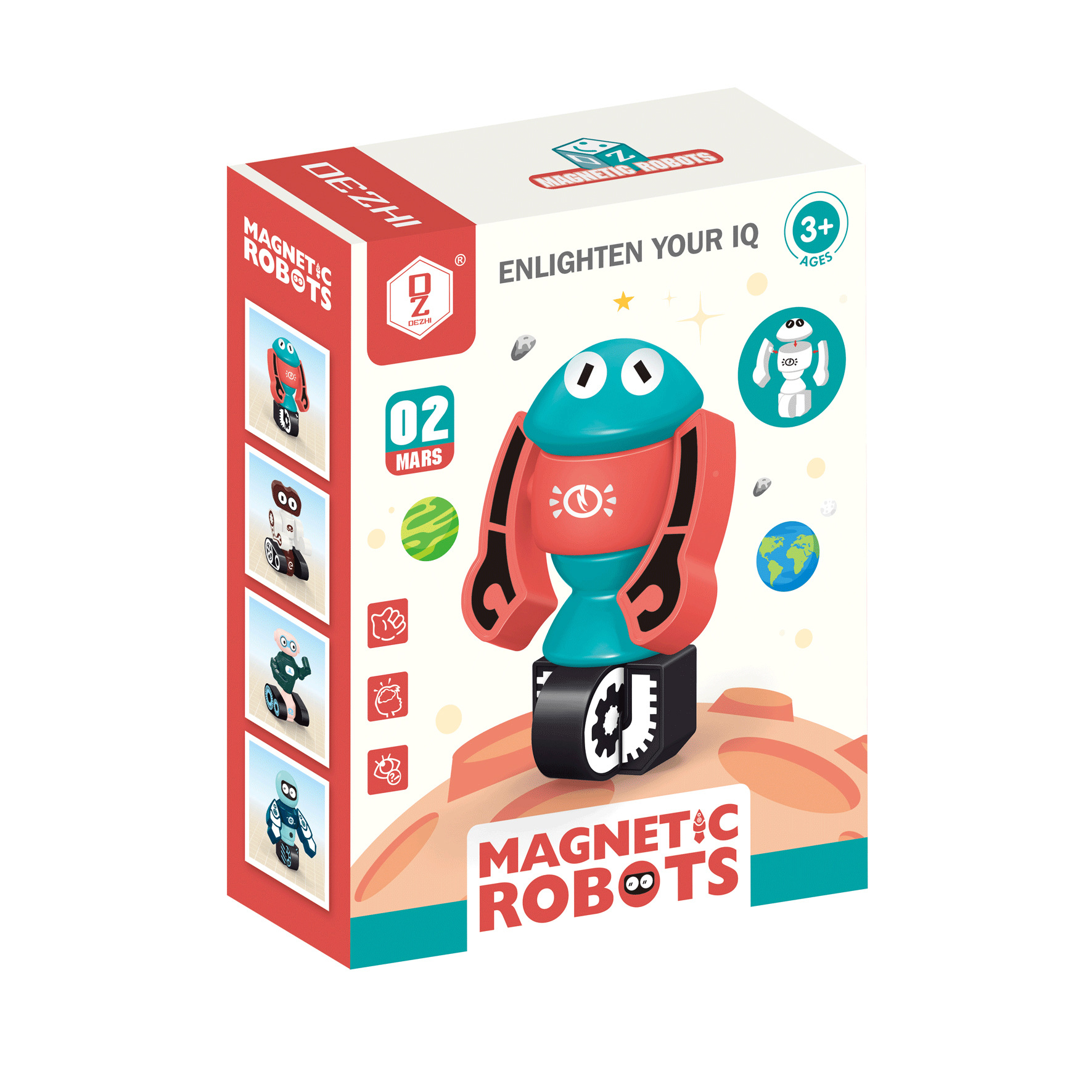 (), магнитный робот, конструктор, DIY, Amazon
