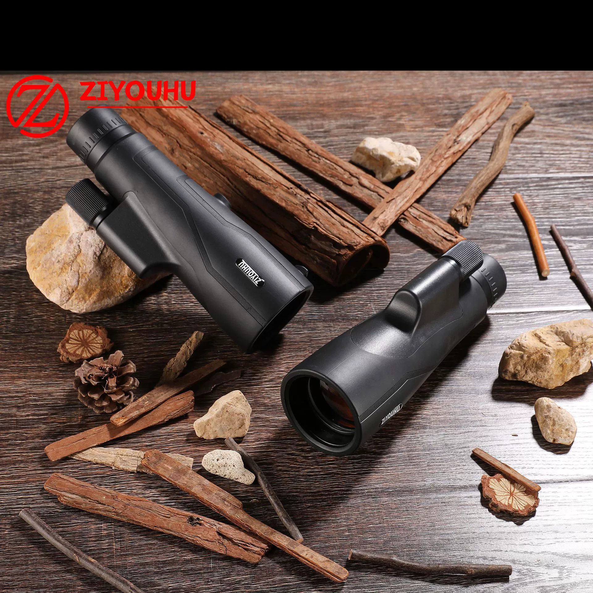 ZIYOUHU оптовая продажа LD12X52 однотрубный телескоп высокой четкости портативный телескоп