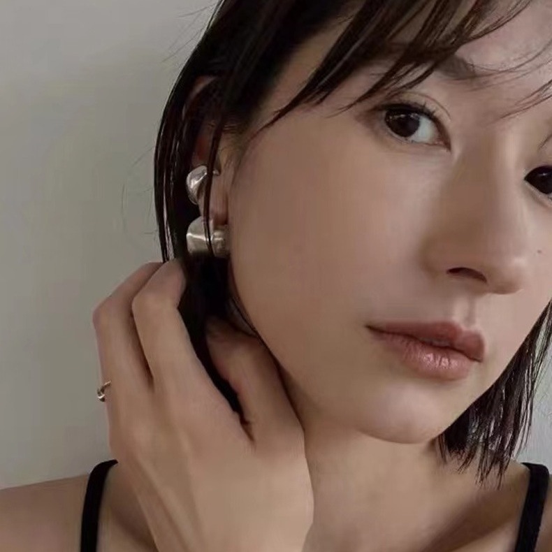 现货日系ins风简约时尚耳环耳饰小众设计感