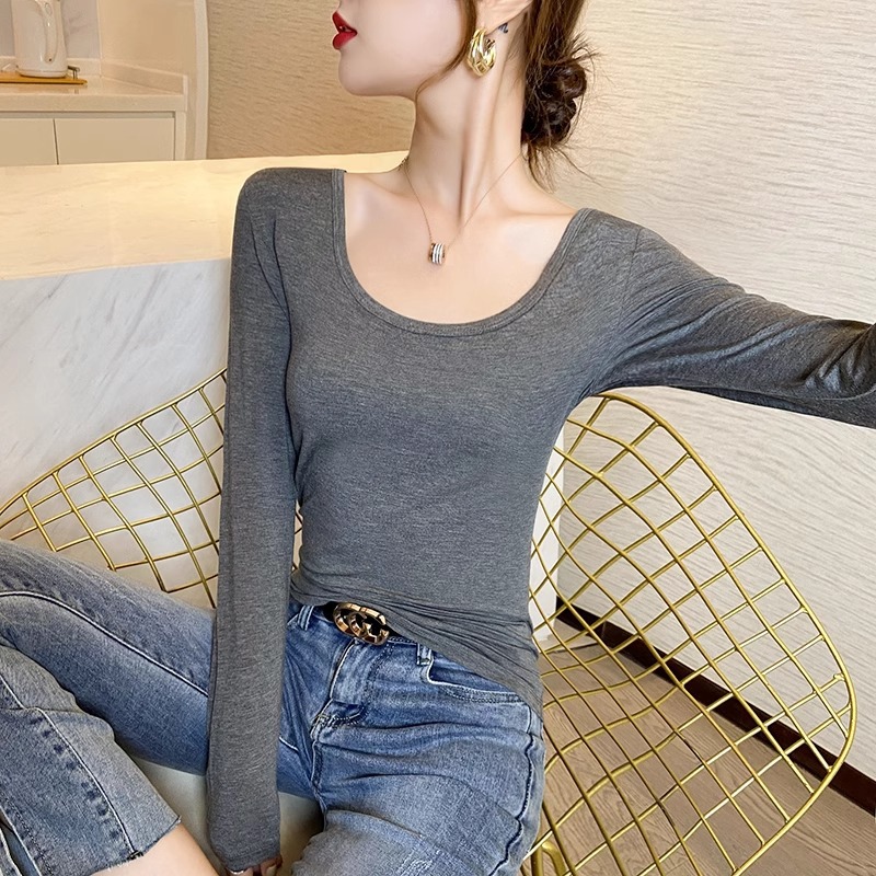 다크그레이 [모달긴팔더블U칼라]