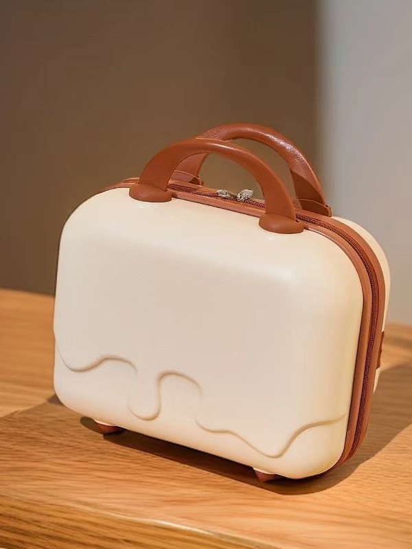 14 pulgadas maleta multifuncional bolsa de maquillaje helado de alta calidad bolsa de viaje de almacenamiento de moda ligera