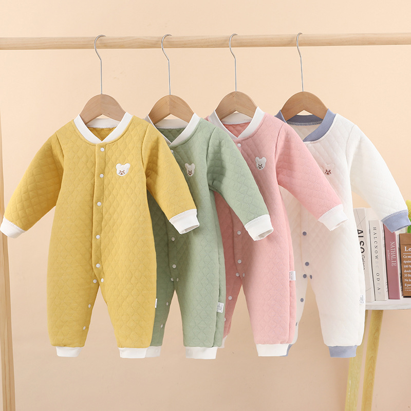 Children's keep warm winter quilted down jacket