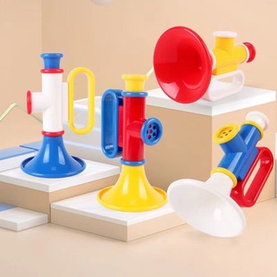 Shake Tone and Blow Music Children's Trumpet Toys Whistle Musical Instruments Kindergarten Music Toys Baby Trumpet Toys