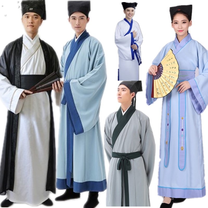 Li Bai Shusheng Hanfu Dong Yong Men's Ming Dynasty Ancient Costume Song Dynasty Song Dynasty Scholar Stage Performance Cowherd Performance Costume