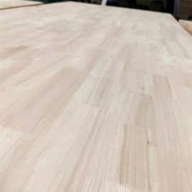 橡胶木指接板橡木拼接板实木桌面板加工定制橡胶木儿童床边板