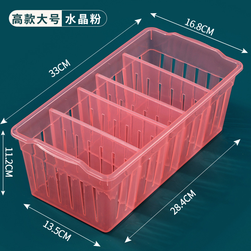 透明デスクトップ収納ボックスプラスチック長方形収納バスケット引き出しオーガナイザー多機能収納ボックスZhao Zhishun|undefined