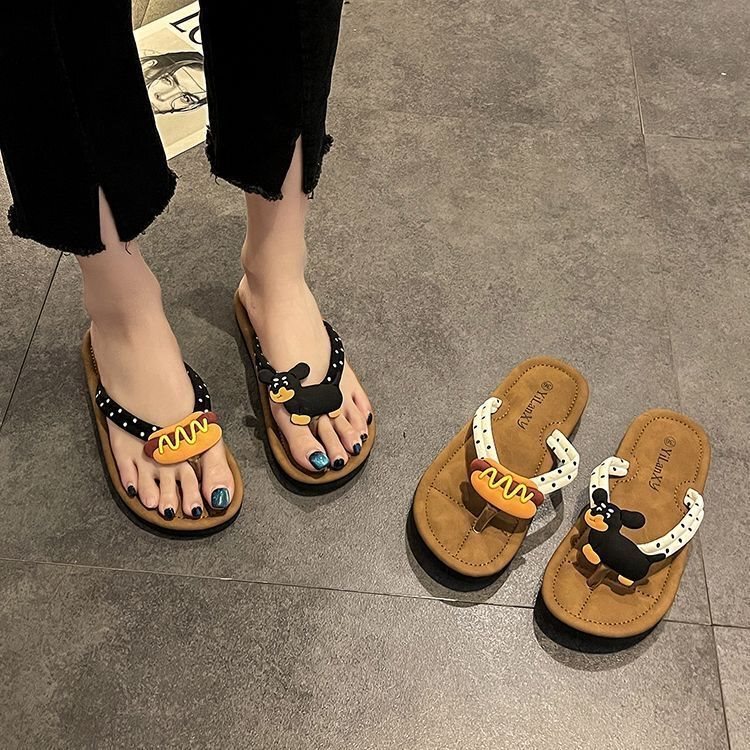 Beach Flip-Flops for Women, Summer Outdoor Wear, Non-Slip, Odor-Resistant, Washable, Fashionable, Casual, Versatile, Ins-Style Flat Sandals Beach Flip-Flops for Women, Summer Outdoor Wear, Non-Slip, Odor-Resistant, Washable, Fashionable, Casual, Versatile, Ins-Style Flat Sandals