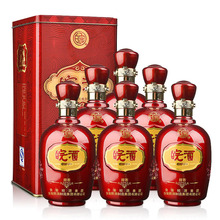 (2017年老酒)促销安徽皖酒醇香42度浓香型白酒500ml*6瓶整箱装