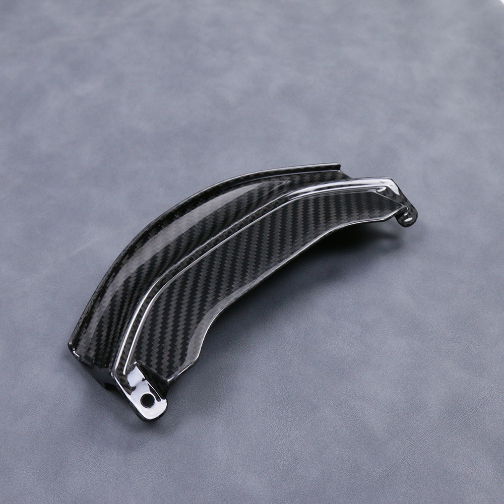Suitable for CFMOTO spring wind 800NK rhinoceros + motorcycle modified carbon fiber shell rear seat cushion front decorative plate