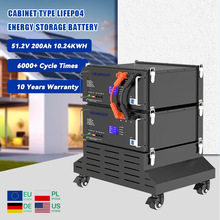 51.2V 48V 200ah Rack Mounted Home Energy Storage System 10KW