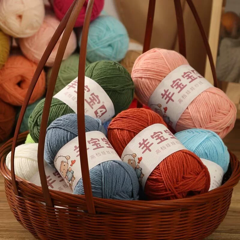 羊宝宝 (Wholesale), ball of yarn, woven doll handmade, crochet, materials set, DIY