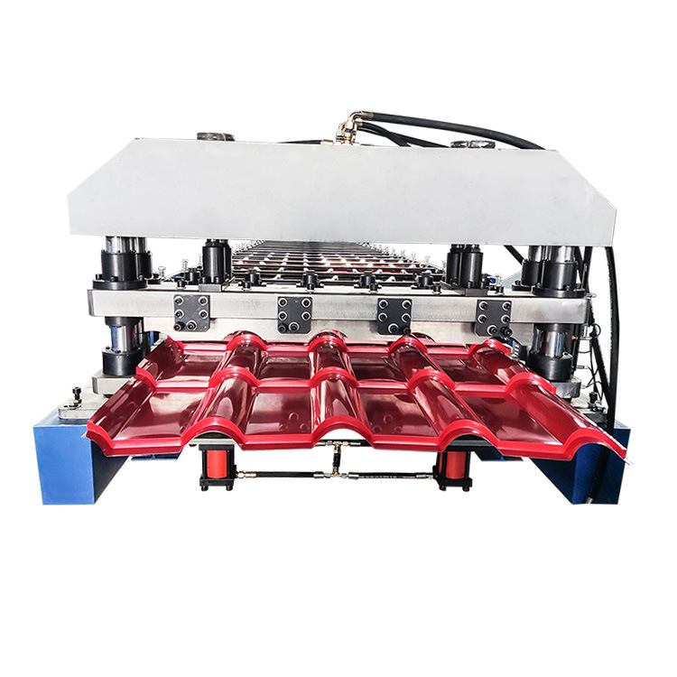 销售各种型号竹节板压瓦机 仿树脂琉璃瓦机 钢结构压瓦设备