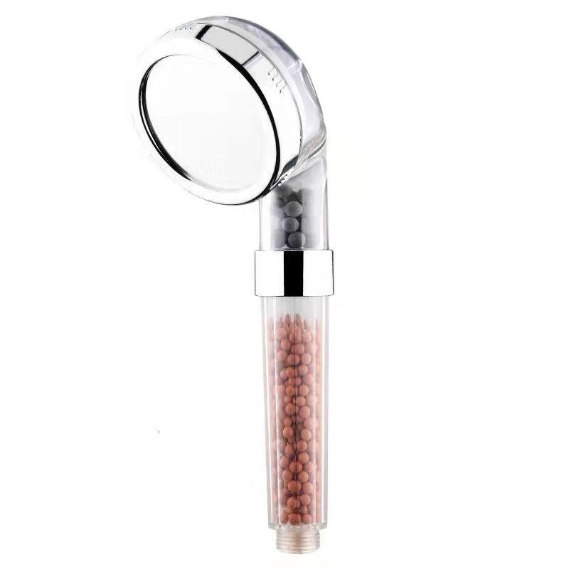 Negative ion pressurized shower head, adjustable filter shower head, household handheld shower head, rain shower head undefined