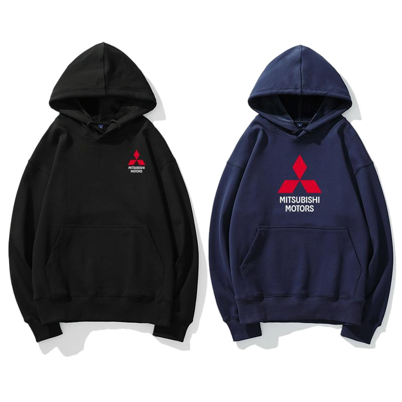 Guangzhou Yiide Clothing Factory Mitsubishi Racing Jdm Japanese-Style Hooded Sweatshirt Evo Modified Car Enthusiast Cultural Shirt