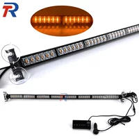 48LED красный, желтый и белый передний лобовое стекло стробоскопы заднего ветрового стекла сигнальный светильник