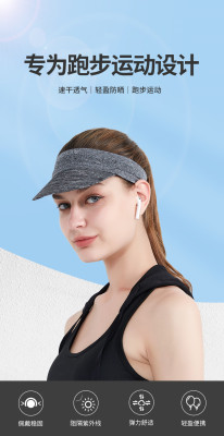 Foldable Hooded hair outdoors run Travel? leisure time motion Sunscreen sunshade Marathon train Visors