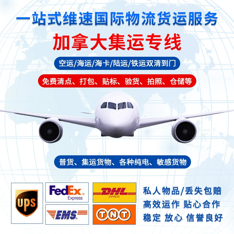 Трансграничная торговля электронной торговлей Международная логистическая экспресс-доставка в Канаду