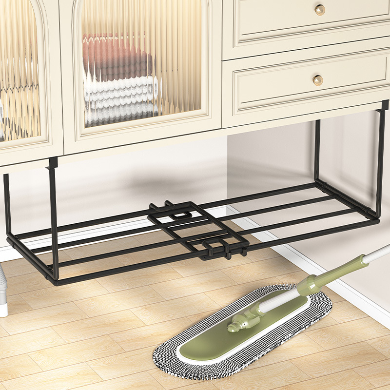 Furnishings storage rack free of punching and washing table cabinets…