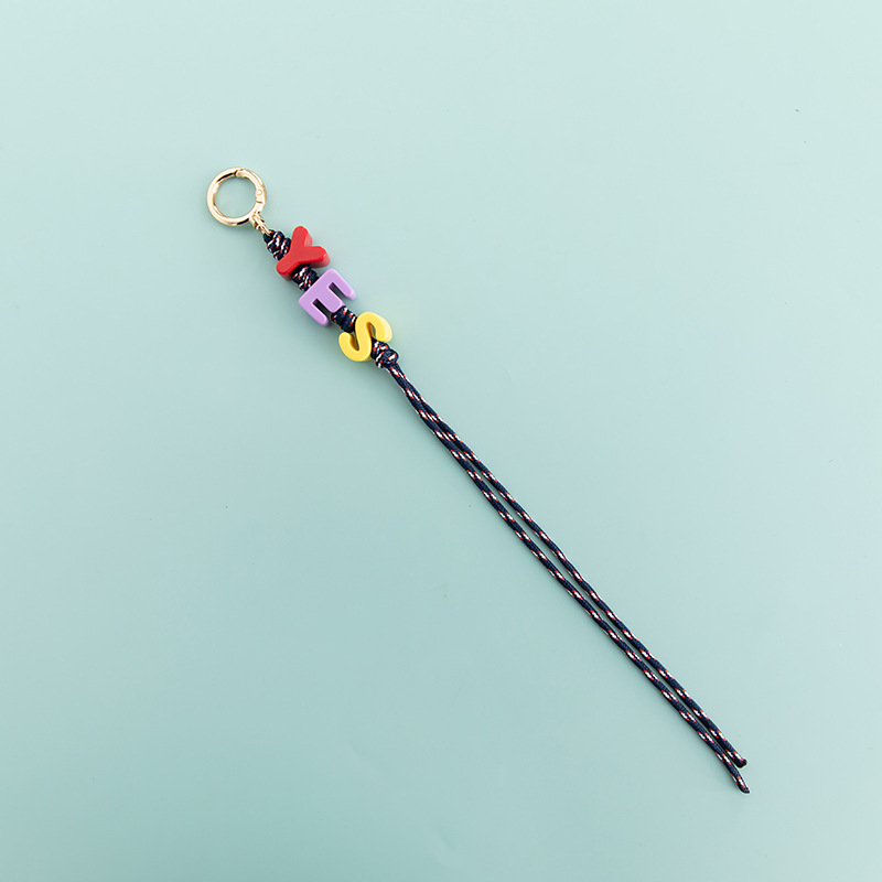 22g Weight Bag Charms Bag Accessories Type 1 Piece Quantity Daily Occasion Acrylic, rope Material Vocabulary Words/Name Pattern Casual, Simple Style Style 1 Piece Acrylic Rope Vocabulary Words/Name Bag Charms 5