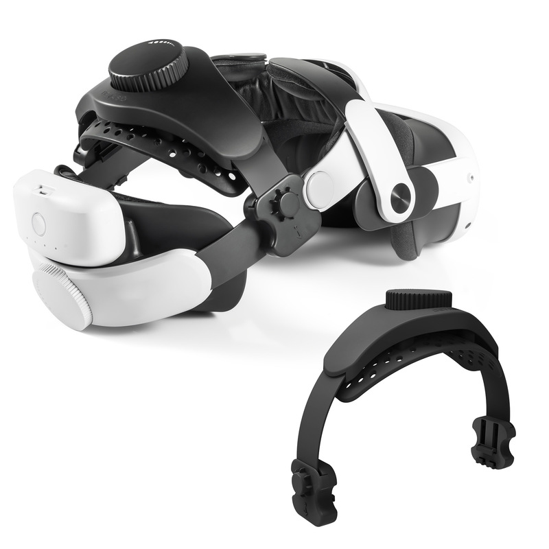DEVASO Meta Quest Pro VRメガネヘッドセットサポートヘッドバンド快适な减圧人间工学的アクセサリー|undefined