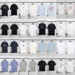 Cross-Border Dijia T-Shirt 2025 Summer New Fashion Brand Logo Embroider Printing D Family Casual Export Short-Sleeved T-Shirt